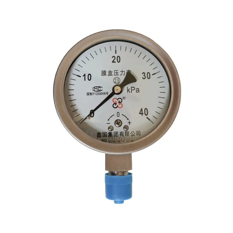 XG/YE-100, manômetro de caixa de diafragma série 150 XG/YE-100, manômetro de caixa de diafragma série 150